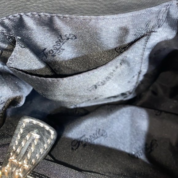 🆕 Fossil Castlehill Satchel Pebble Black Leather Handbag - Picture 10 of 16